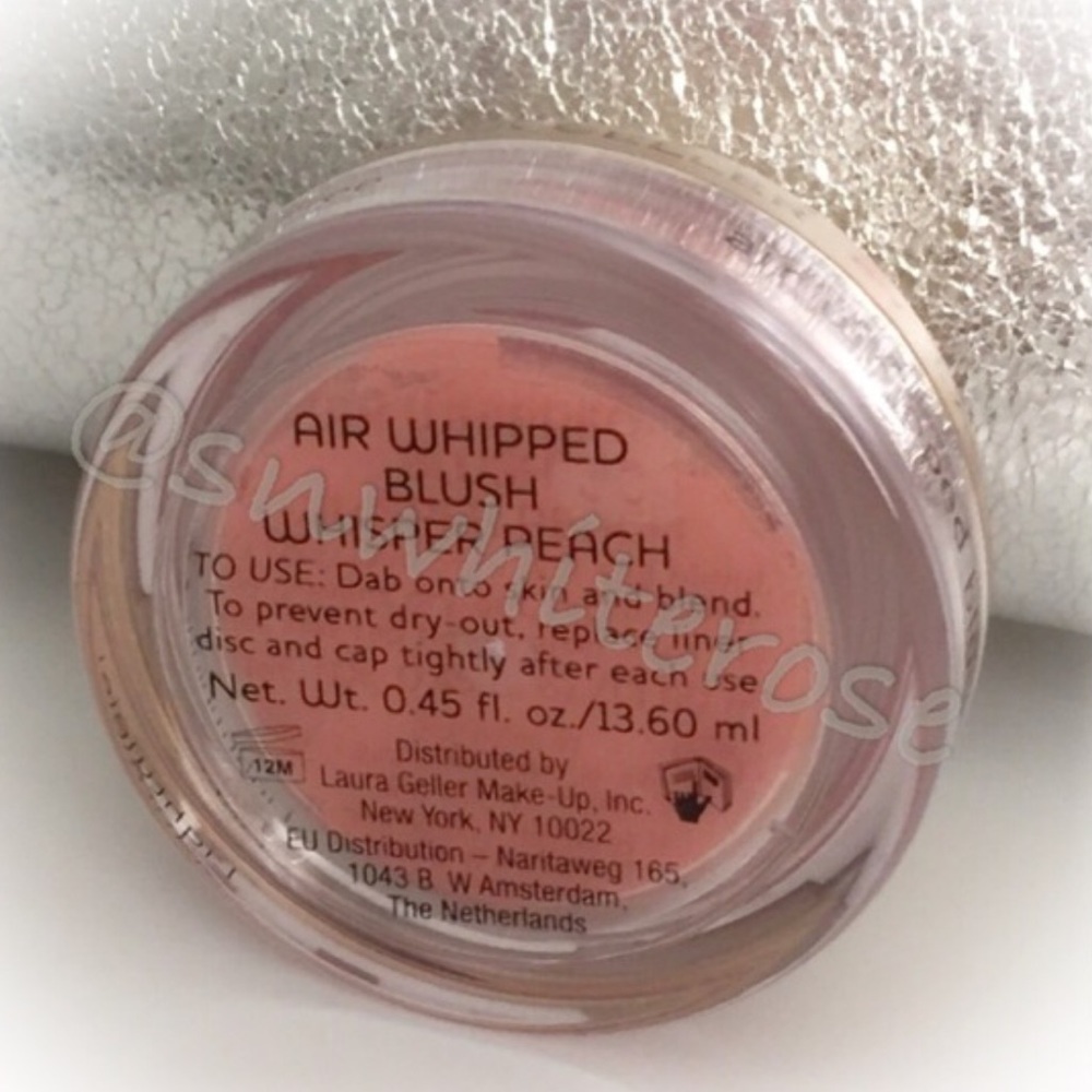 {Laura Geller} Air Whipped Blush Whisper Peach - Picture 2 of 2
